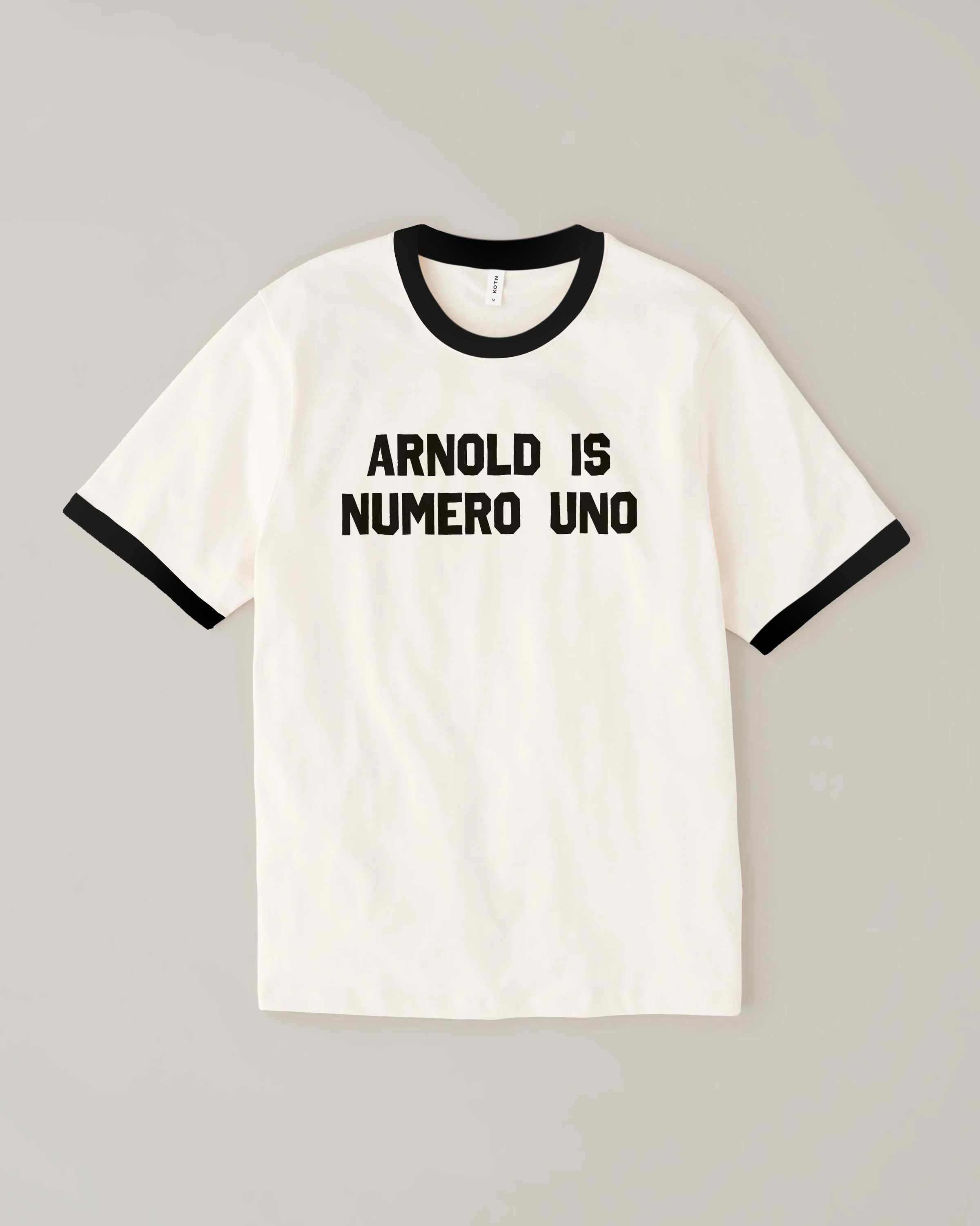 Arnold is numero 1 hotsell