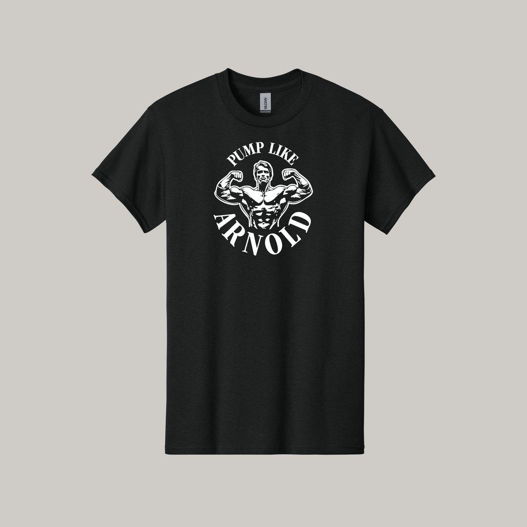 Pump Like Arnold – Classic Bodybuilding Tee