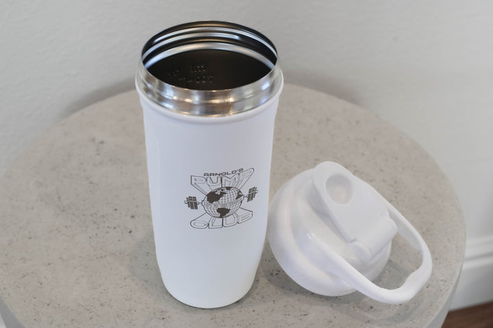 All White Arnold Shaker Bottle | 30 OZ